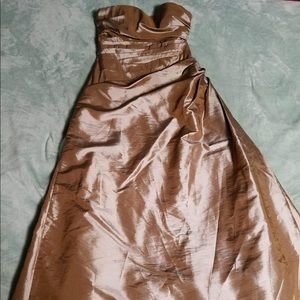 Champagne prom dress